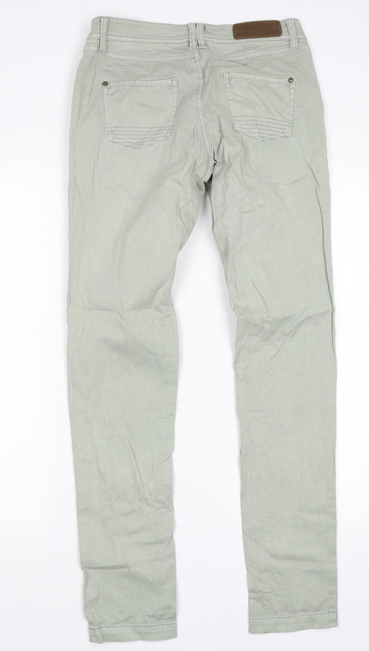 Eight2Nine Womens Green Skinny Jeans Size 29 in L31 in