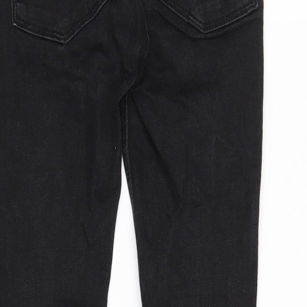 NEXT Girls Black Denim Skinny Jeans Size 9 Years