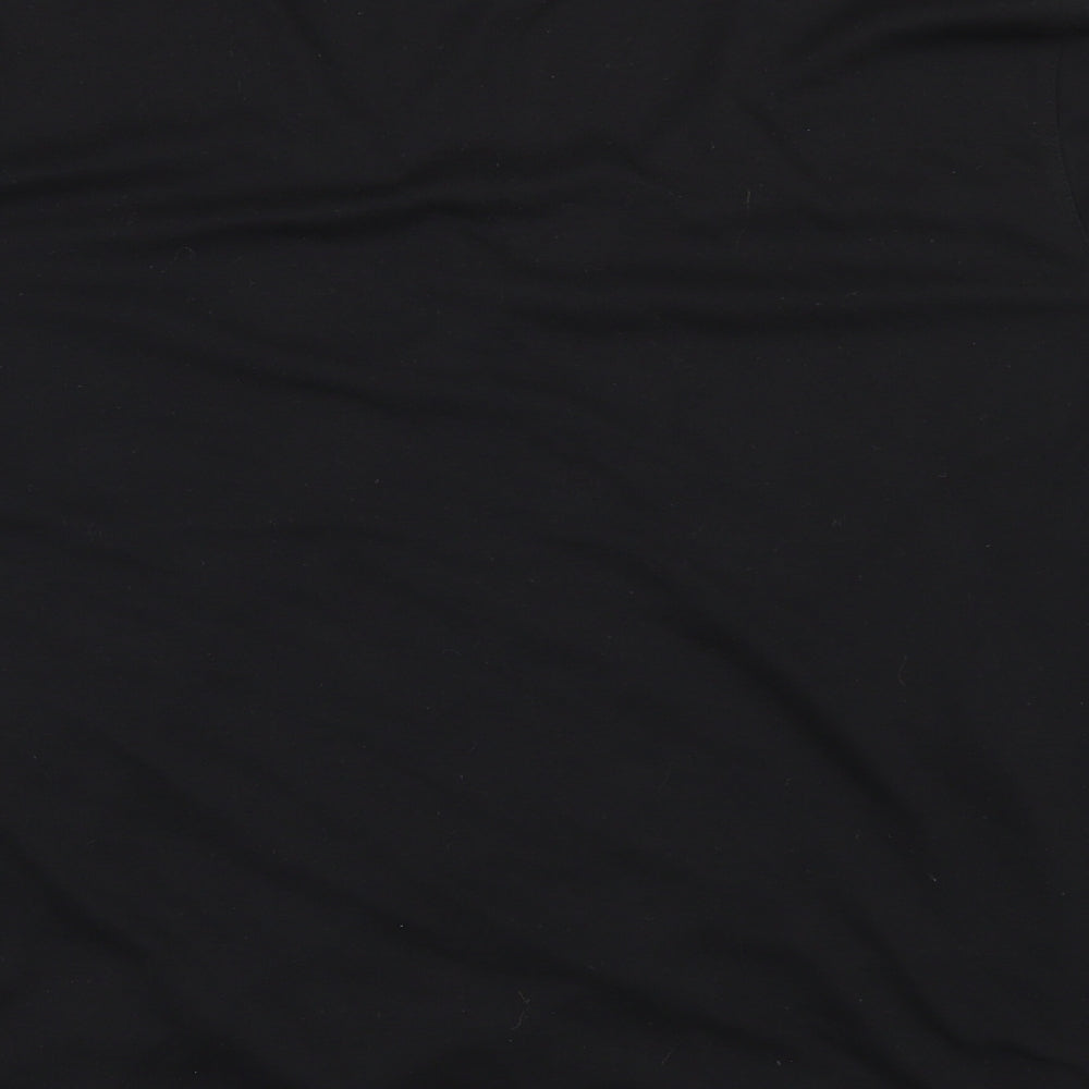 Emreco Womens Black Basic T-Shirt Size 18