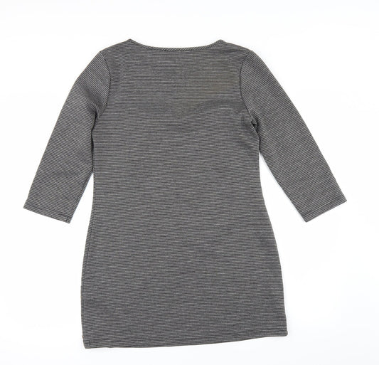 Papaya Womens Grey Check Mini Size 10