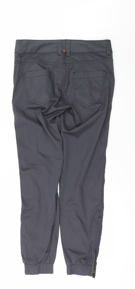 Vera Moda Womens Grey Trousers Size 30 in L29 in