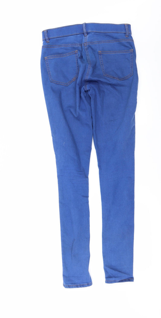 George Womens Blue Denim Skinny Jeans Size S L33 in