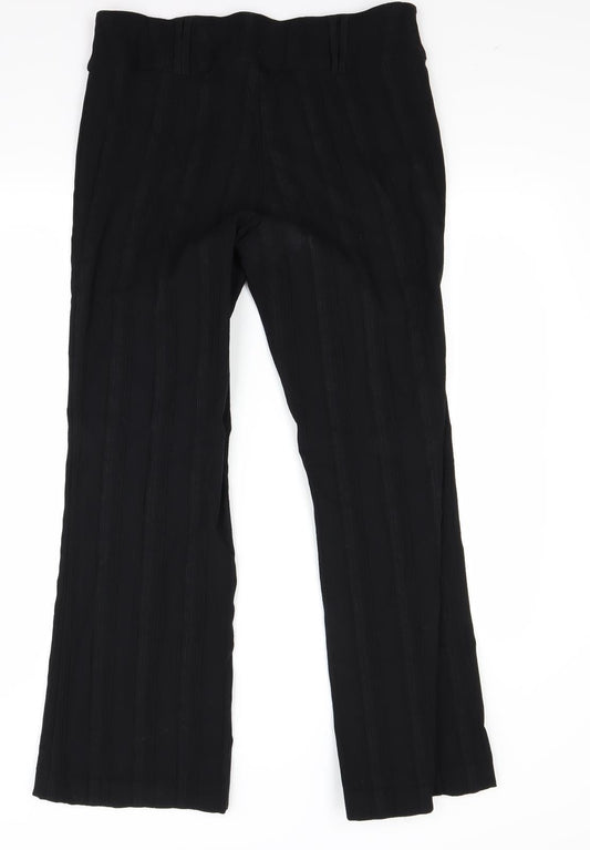 Aramanto Womens Black Trousers Size 16 L28 in