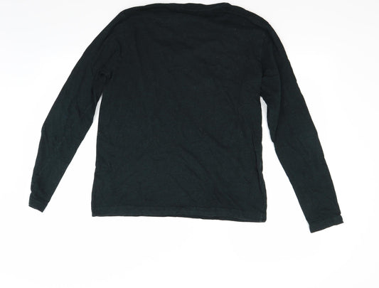 H&M Womens Green Pullover Jumper Size S