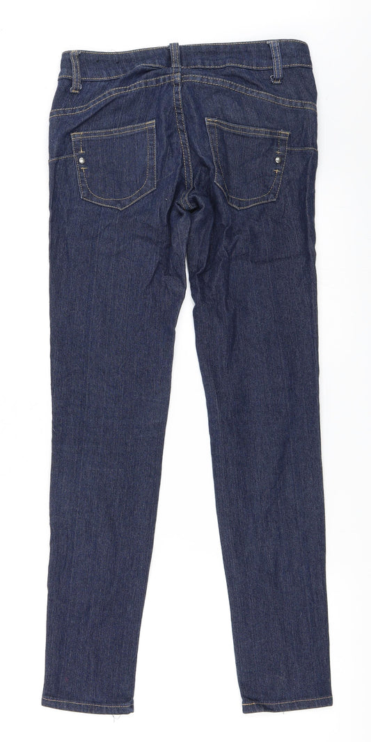 Nice Girl Womens Blue Denim Skinny Jeans Size 38 L29 in