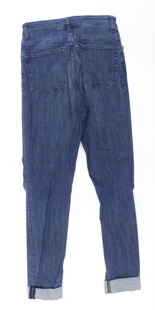 Topshop Womens Blue Denim Skinny Jeans Size 26 in L32 in - Jamie Jeans