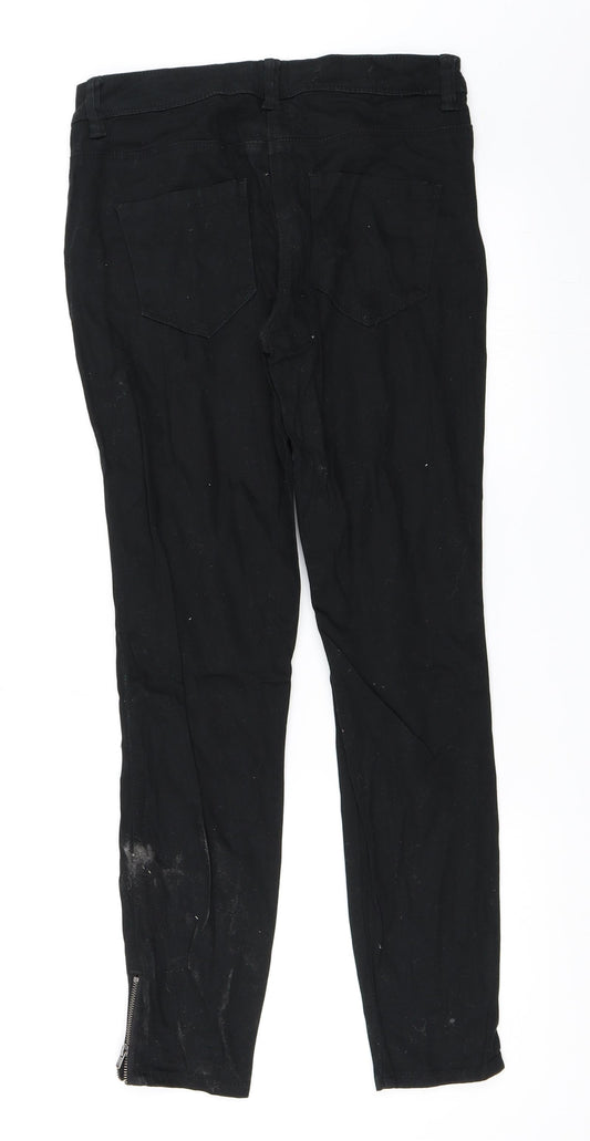 George Womens Black Skinny Jeans Size 8 L27 in