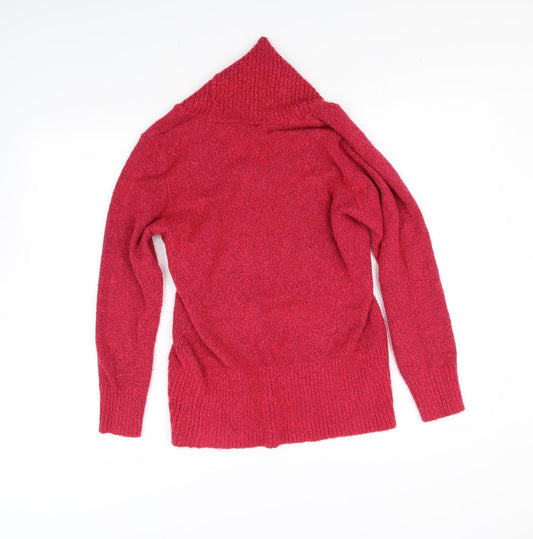 M&Co Womens Pink Basic Blouse Size M
