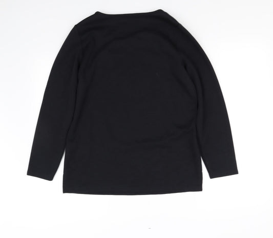 blm Womens Black Pullover Jumper Size S