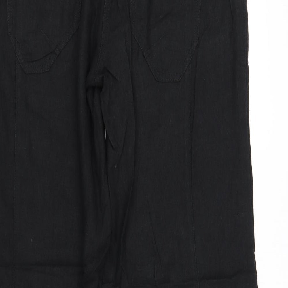NEXT Womens Black Trousers Size 14 L32 in