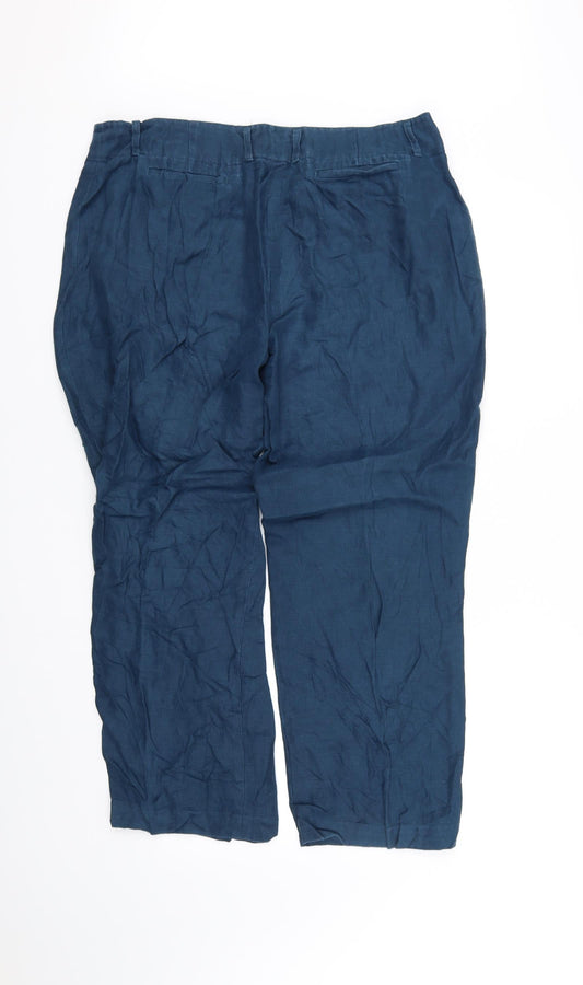 pre worn Womens Blue Trousers Size L L29 in