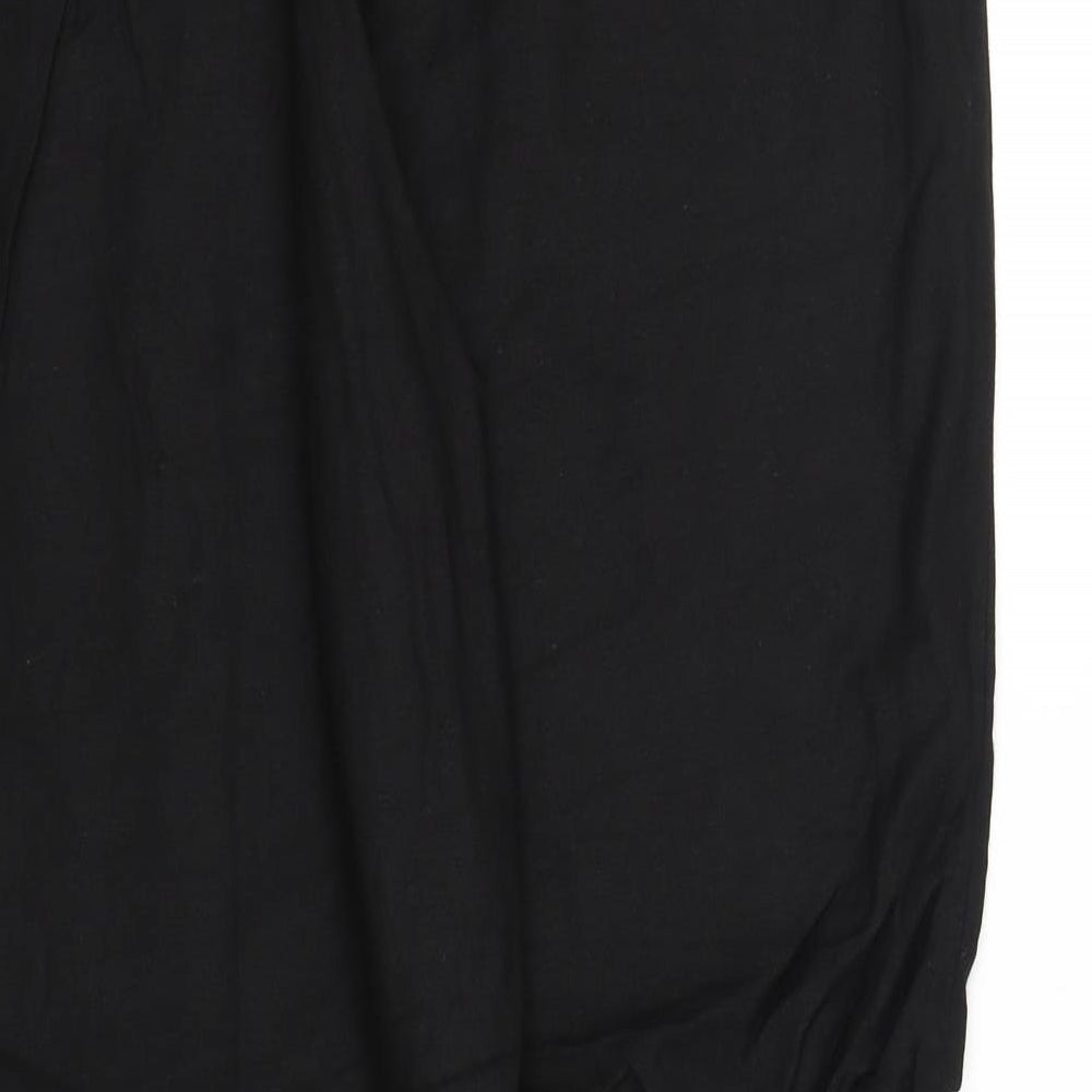 pre worn Womens Black Trousers Size L L34 in