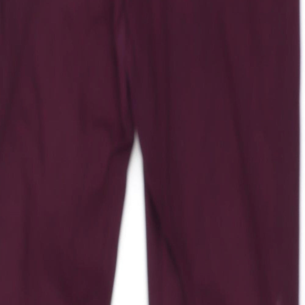 Brand and care label for Select women’s purple straight jeans, size UK 6, 29-inch leg