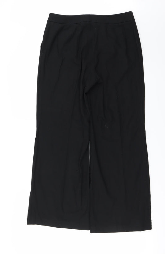 Marks and Spencer Womens Black Trousers Size 12 L24 in