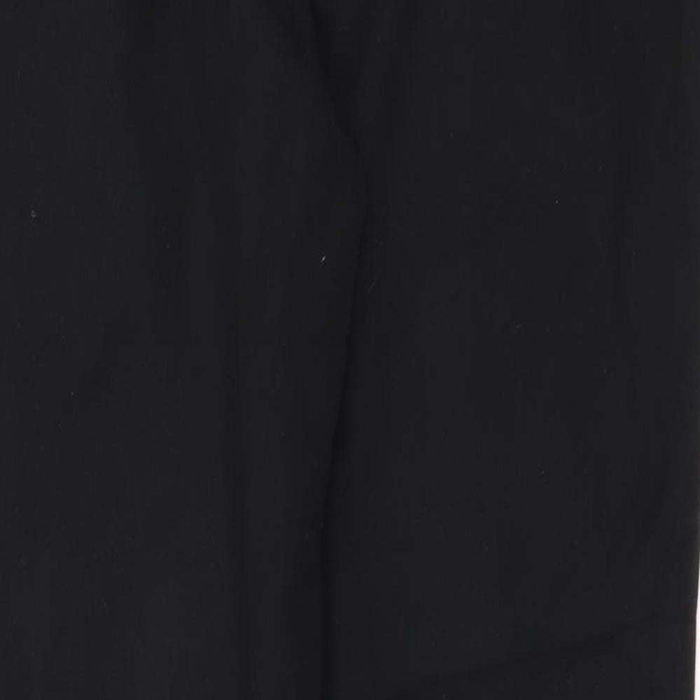 Papaya Womens Black Trousers Size 14 L23 in