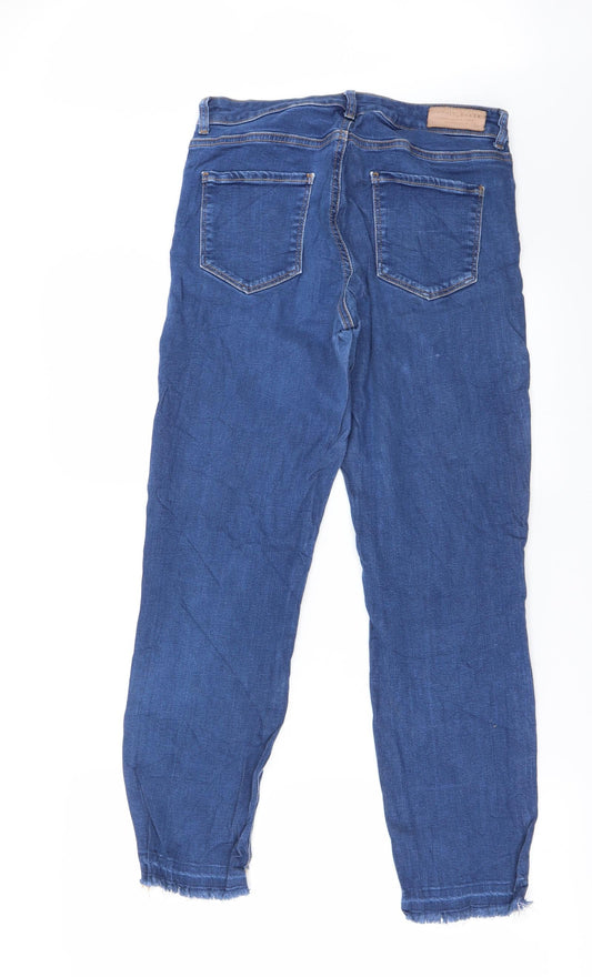 Preworn Womens Blue Straight Jeans Size 28 in L25 in