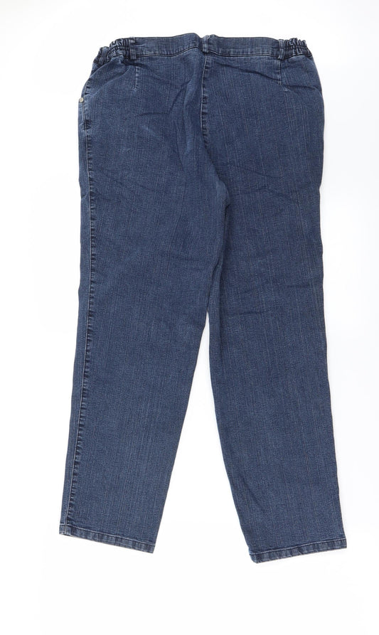 Malva Womens Blue Straight Jeans Size 28 in L24 in