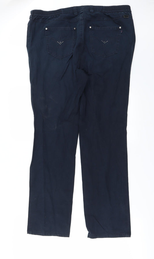 Toni Dress Womens Blue Trousers Size 36 in L28 in