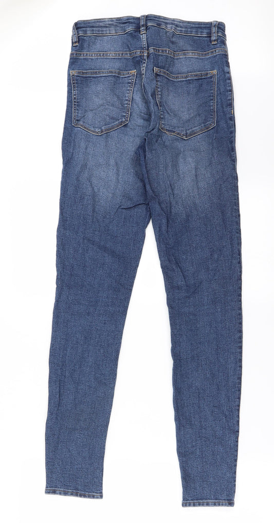 H&M Womens Blue Straight Jeans Size 8 L26 in