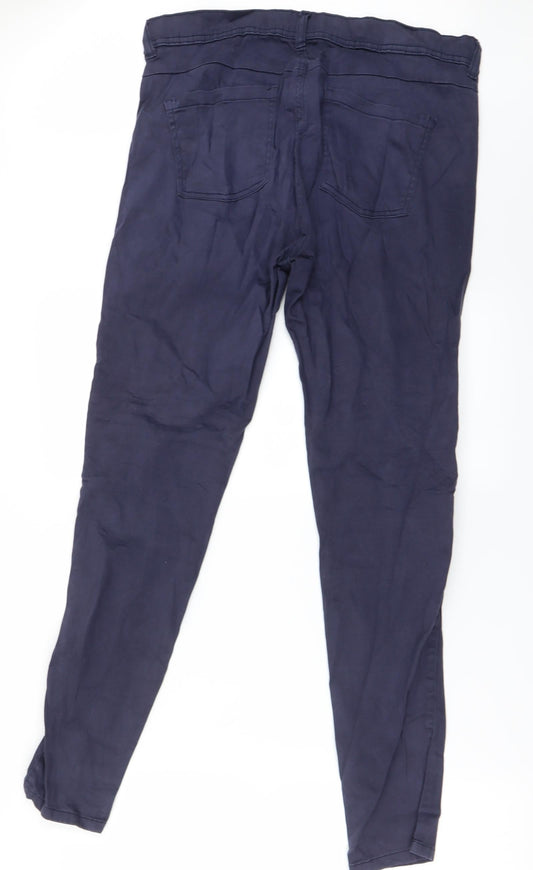 jonina Womens Blue Skinny Jeans Size 10 L27 in