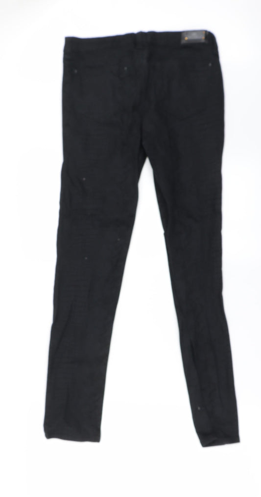 Preworn Womens Black Skinny Jeans Size 28 in L27 in