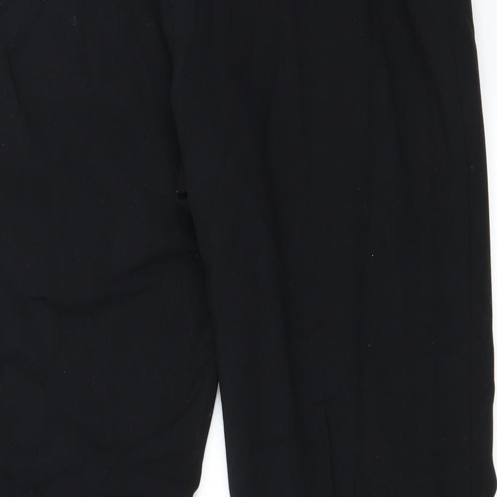 Marks and Spencer Womens Black Trousers Size 12 L21 in