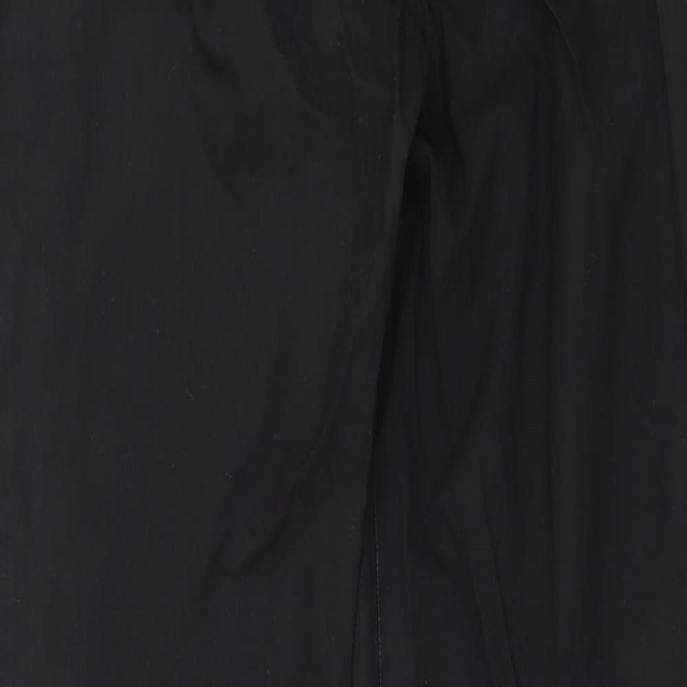 Preworn Womens Black Trousers Size 30 in L25 in