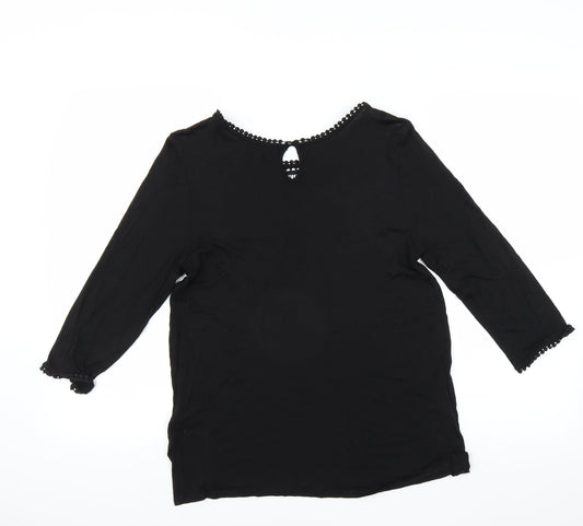 H&M Womens Black Basic Blouse Size M
