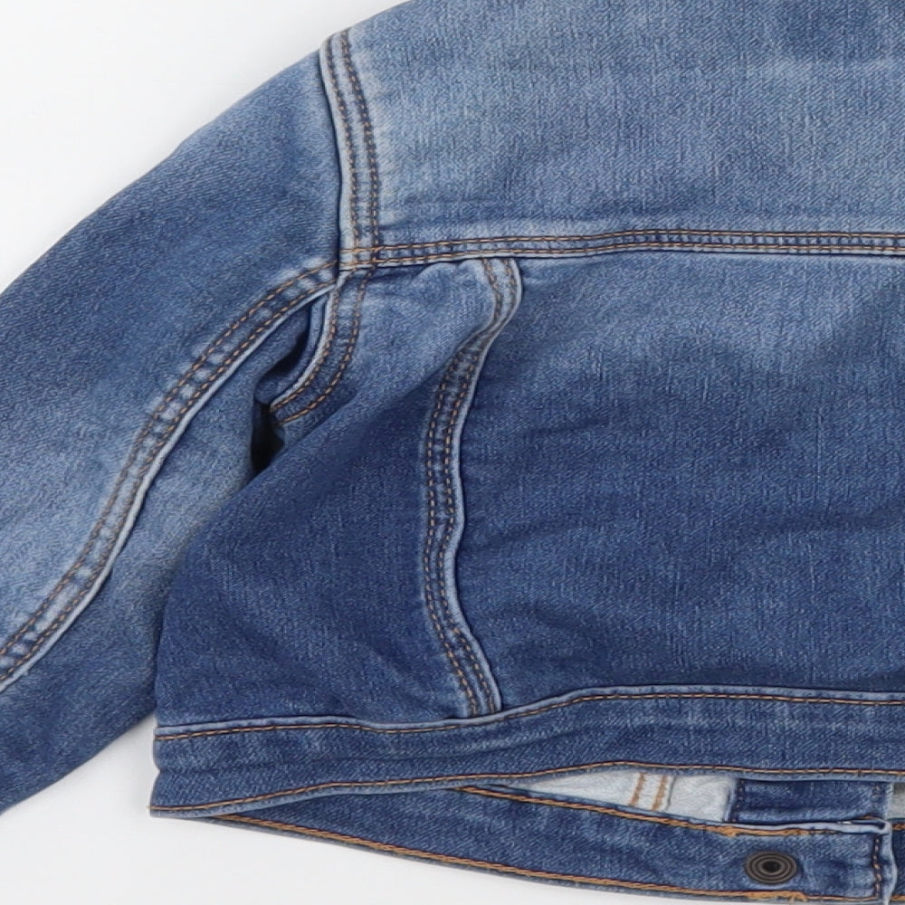 Gap Girls Blue Denim Jacket Size 3 Years