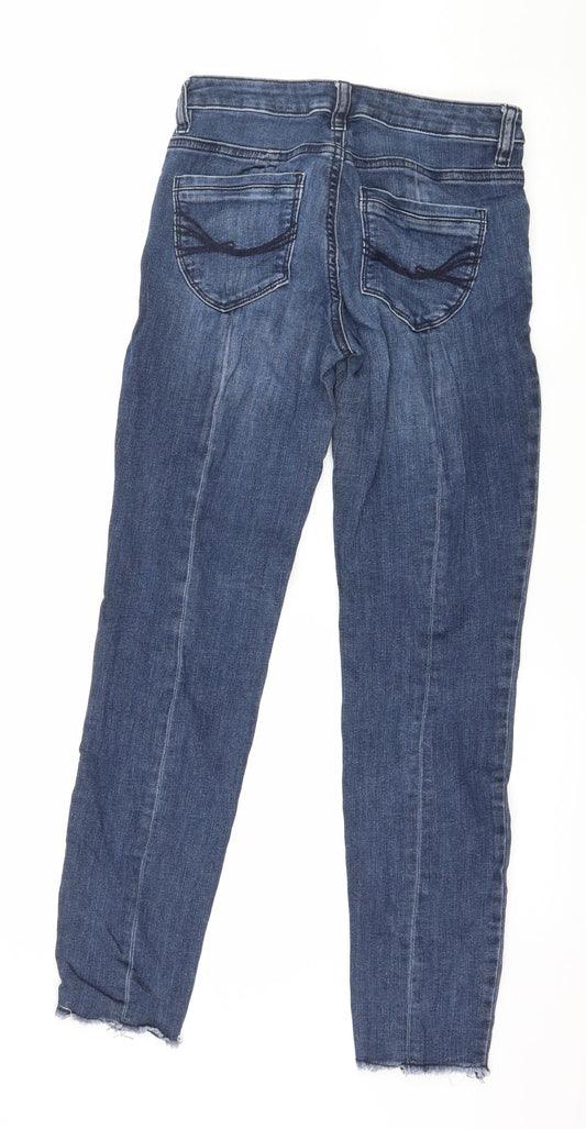 TOM TAILOR Womens Blue Denim Skinny Jeans Size 27 in L28 in