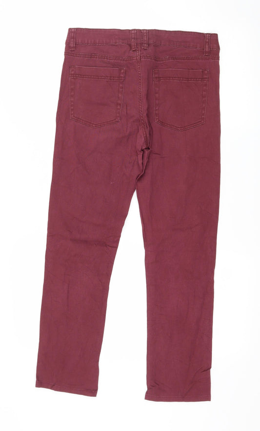 ESMARA Womens Purple Denim Skinny Jeans Size 12 L28 in