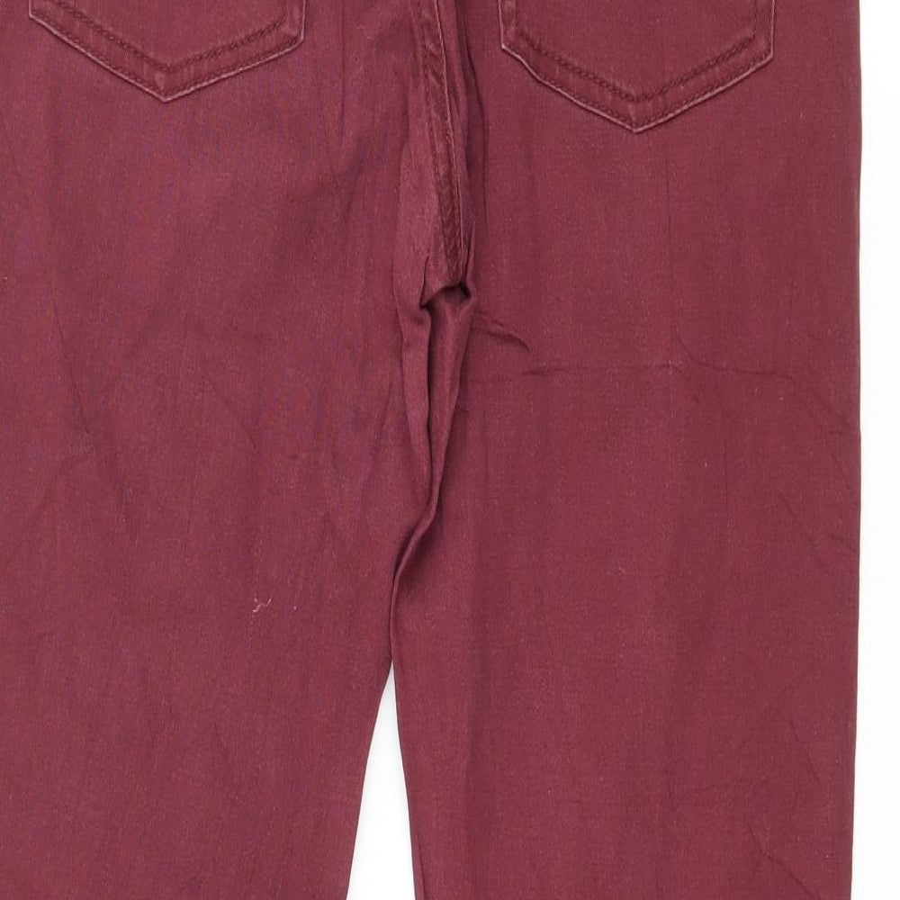 ESMARA Womens Purple Denim Skinny Jeans Size 12 L28 in