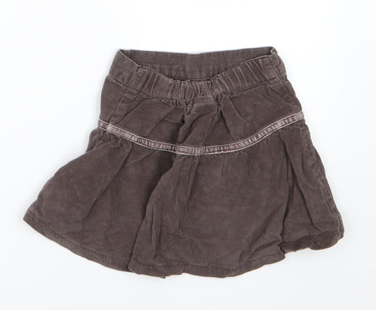 Cherokee Girls Brown Corduroy A-Line Skirt Size 3-4 Years