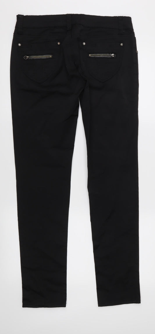 Mini Bleu Womens Black Trousers Size 32 in L30 in