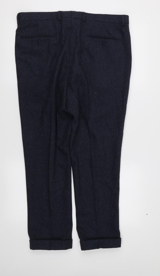 Matalan Mens Blue Trousers Size 34 in L29 in