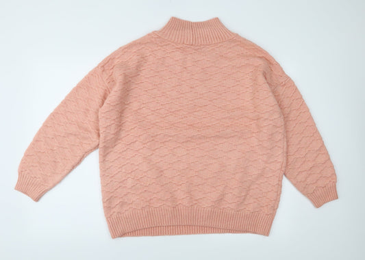 NEXT Womens Pink Knit Pullover Jumper Size M