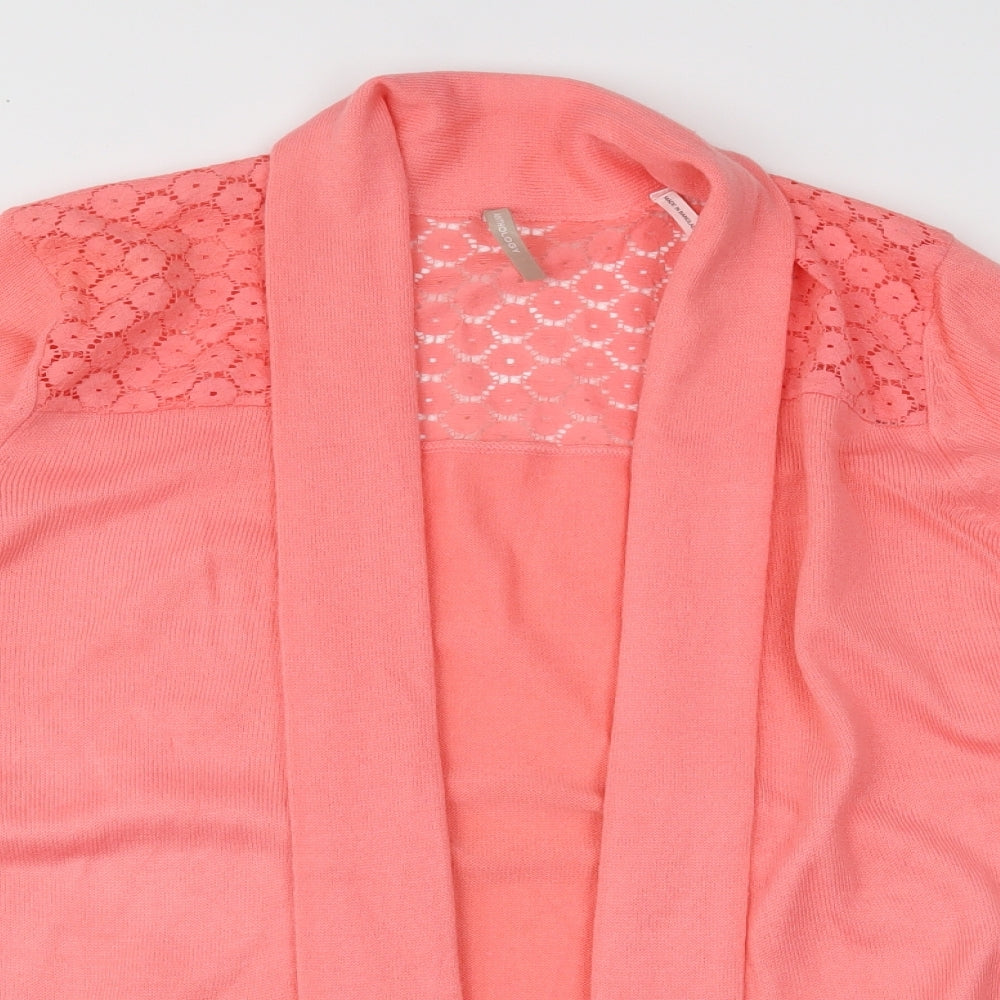 Anthology Womens Pink Knit Cardigan Jumper Size 14