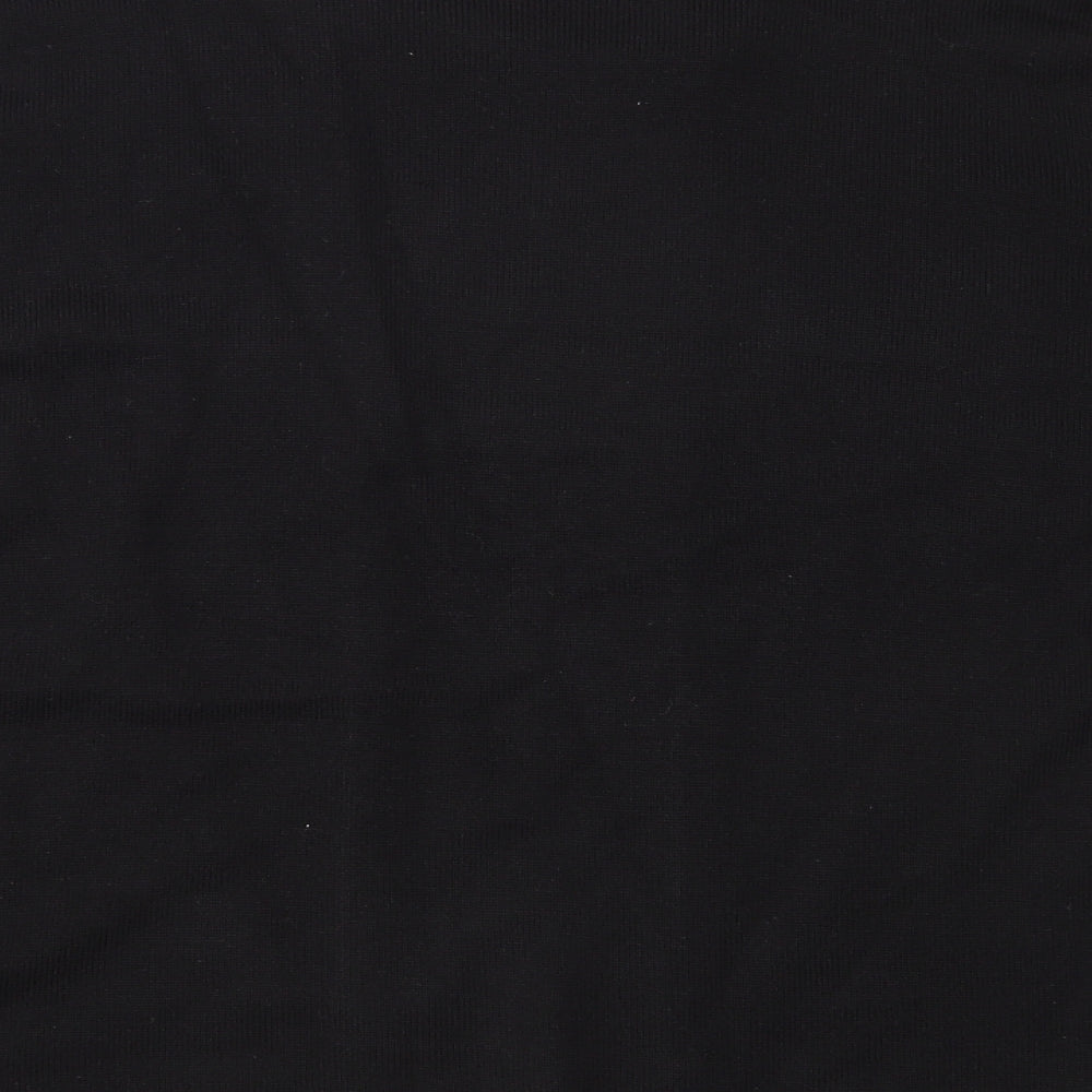 Brand and care label for Reflect women’s black knit jumper, size L