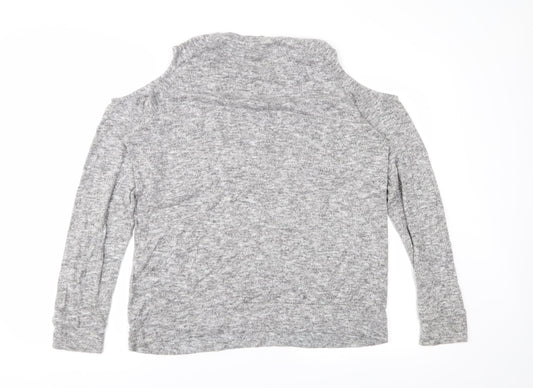Papaya Womens Grey Knit Pullover Jumper Size 14