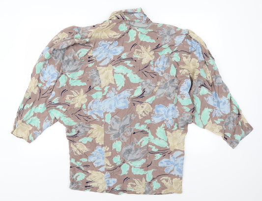 Expressions Womens Multicoloured Floral Jacket Size 10