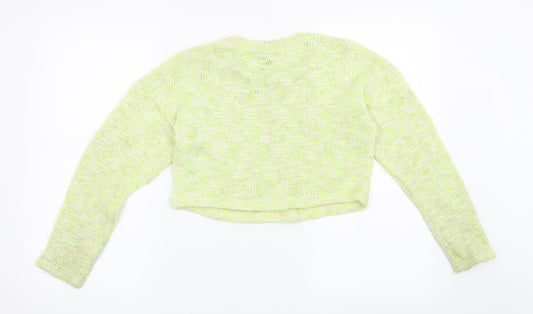New Look Girls Yellow Pullover Jumper Size 12-13 Years
