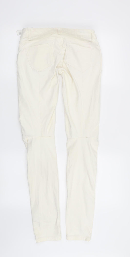 Preworn Womens Beige Straight Jeans Size 30 in L31 in