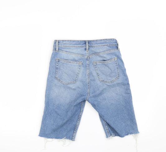 H&M Womens Blue Cut-Off Shorts Size 6
