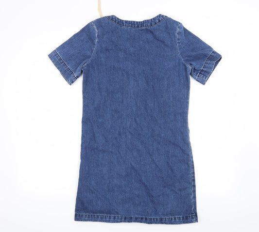 Glamourous Womens Blue Shift Size XS