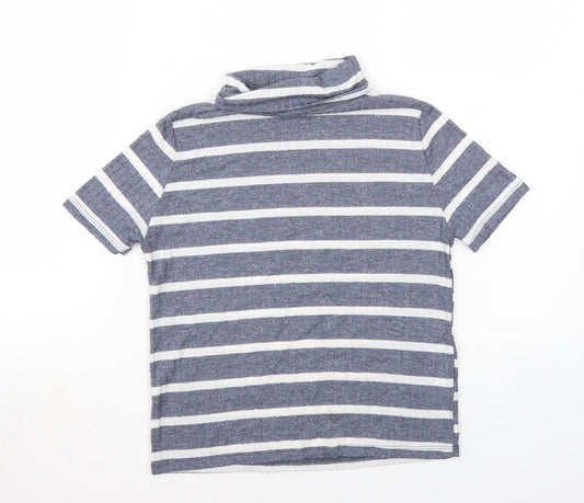 Riverisland Girls Blue Striped Basic T-Shirt Size 9-10 Years