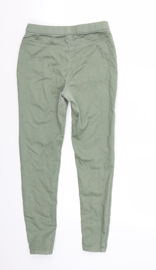 George Girls Green Straight Jeans Size 11 Years