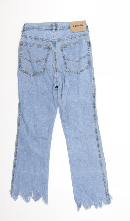 His Womens Blue Cropped Jeans Size 26 L27 in
