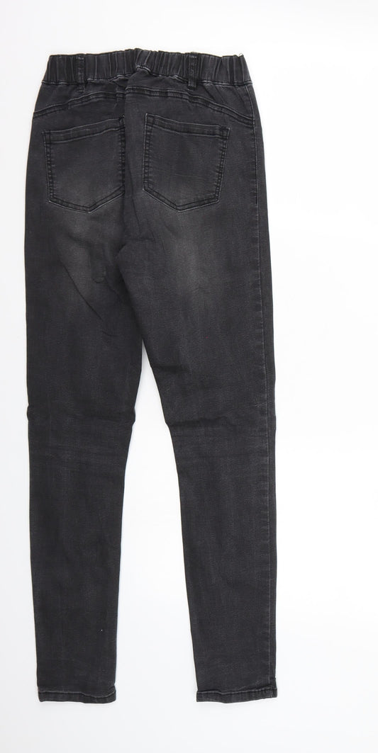 Magnum Womens Black Straight Jeans Size 4 L29 in
