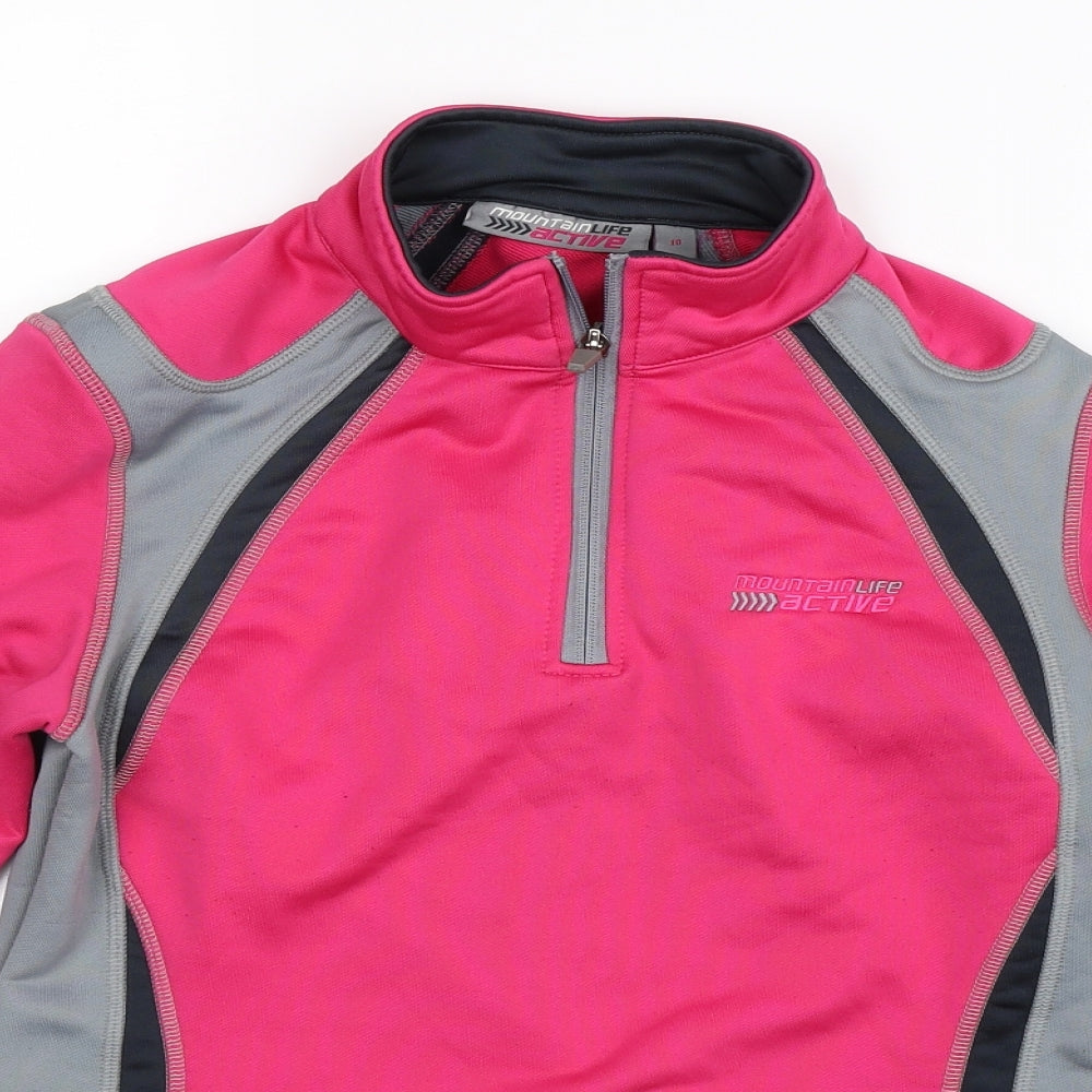Mountain Life Womens Pink Jacket Size 10