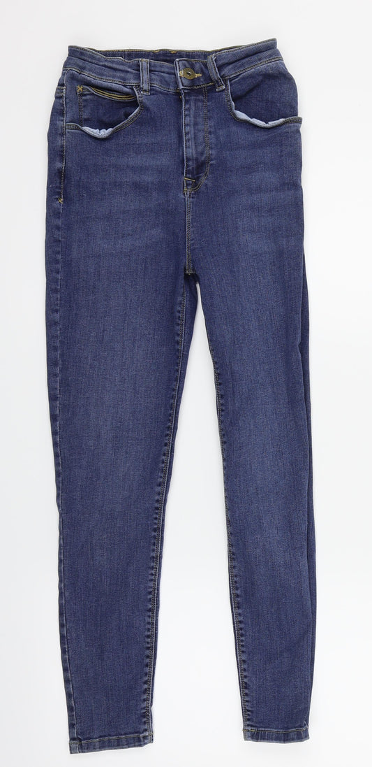 COLLUSION Mens Blue Denim Skinny Jeans Size 26 in L30 in